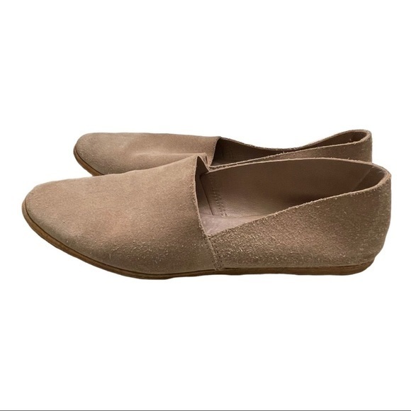 PEDRO GARCIA Smoking Slippers Nude Suede Loafer Slip On Size 41/10 - Picture 3 of 7